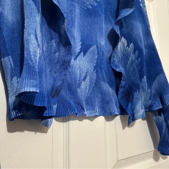 Caeliann Blue Ribbed Open Cardigan - Picture 2 of 4